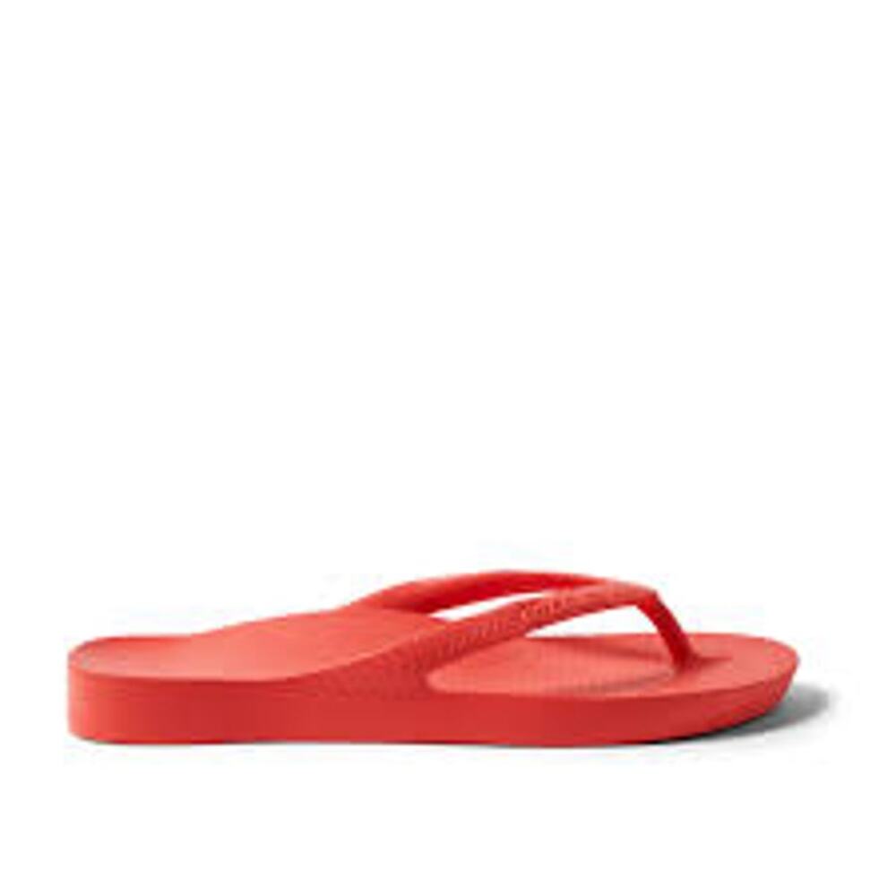 Archie’s Arch Support Flip Flops Womens Size 6 Coral